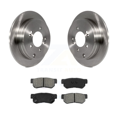 Disc Brake Rotors And Semi-Metallic Pads Rear Kit For Hyundai Azera