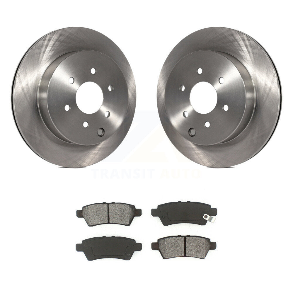 Disc Brake Rotors And Semi-Metallic Pads Rear Kit For Nissan Pathfinder
