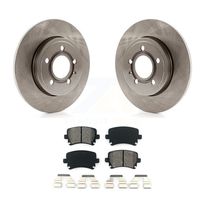 Disc Brake Rotors And Semi-Metallic Pads Rear Kit For Audi A4 Quattro