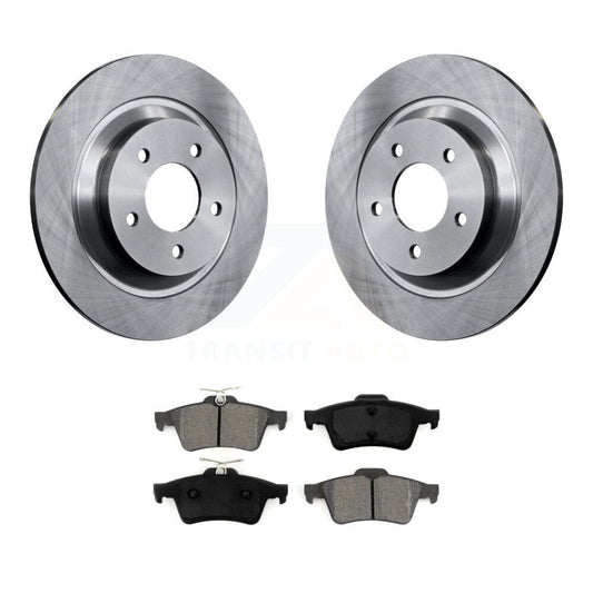 Disc Brake Rotors And Semi-Metallic Pads Rear Kit For Mazda 5