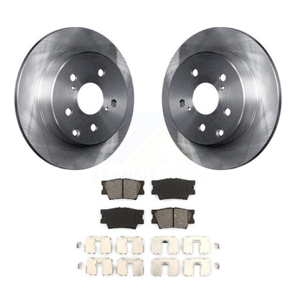 Disc Brake Rotors And Semi-Metallic Pads Rear Kit For Toyota RAV4 Lexus HS250h
