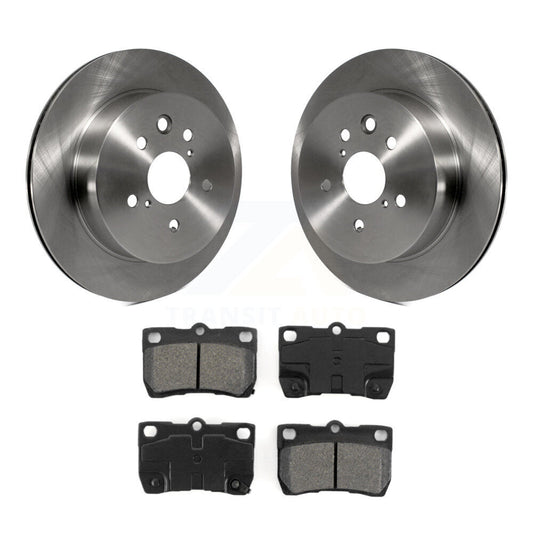 Brake Rotors Semi-Metallic Pad Rear Kit For Lexus IS250 IS350 GS350 GS300 GS450h