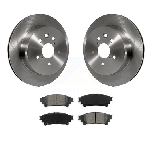 Disc Brake Rotors And Semi-Metallic Pads Rear Kit For Lexus IS350 IS250