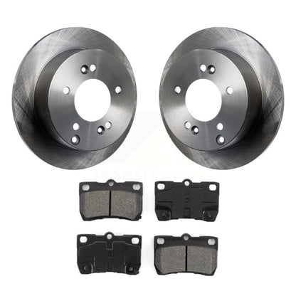 Disc Brake Rotors And Semi-Metallic Pads Rear Kit For Lexus IS250