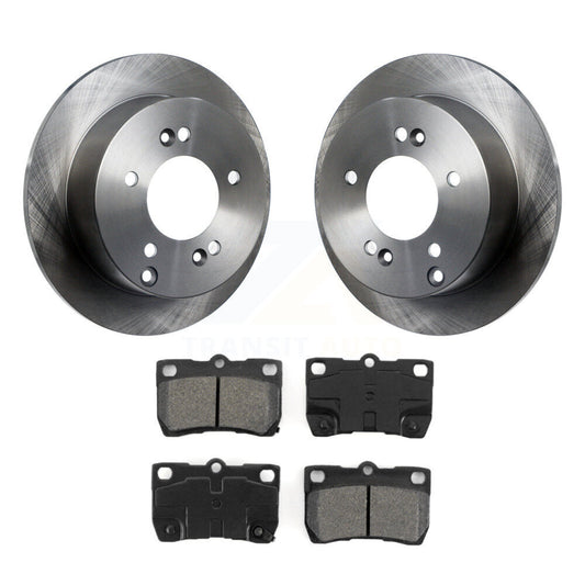 Disc Brake Rotors And Semi-Metallic Pads Rear Kit For Lexus IS250