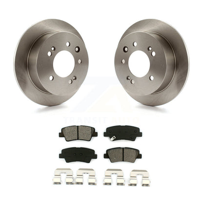 Brake Rotor & Semi-Metallic Pad Rear Kit For Hyundai Elantra Sedan From 03 23 10