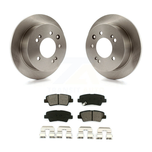 Brake Rotor & Semi-Metallic Pad Rear Kit For Hyundai Elantra Sedan From 03 23 10