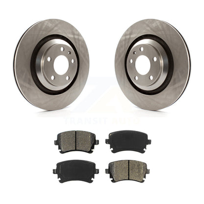 Disc Brake Rotors And Semi-Metallic Pads Rear Kit For Audi A6 Quattro