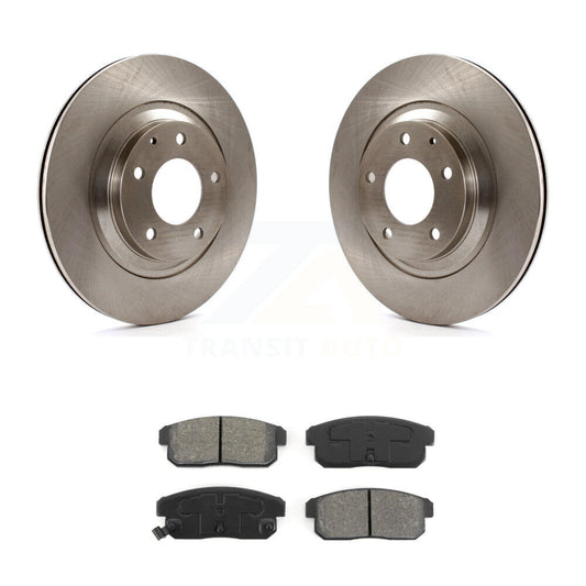 Disc Brake Rotors And Semi-Metallic Pads Rear Kit For 2004-2011 Mazda RX-8