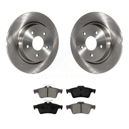 Disc Brake Rotors And Semi-Metallic Pads Rear Kit For Volvo S40 C30 V50 C70