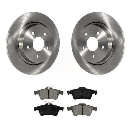 Disc Brake Rotors And Semi-Metallic Pads Rear Kit For Volvo S40 C30 V50 C70