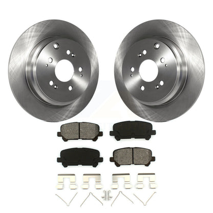 Brake Rotor And Semi-Metallic Pad Rear Kit For Honda Odyssey Pilot Acura MDX ZDX