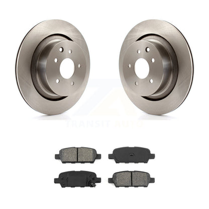 Disc Brake Rotors And Semi-Metallic Pads Rear Kit For INFINITI G35 Q60
