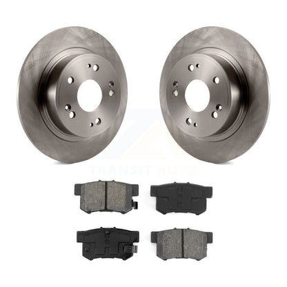 Disc Brake Rotors And Semi-Metallic Pads Rear Kit For Honda Accord Acura ILX