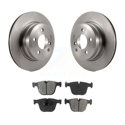 Disc Brake Rotor Semi-Metallic Pad Rear Kit For 2009 BMW X6 xDrive35i From 10 08