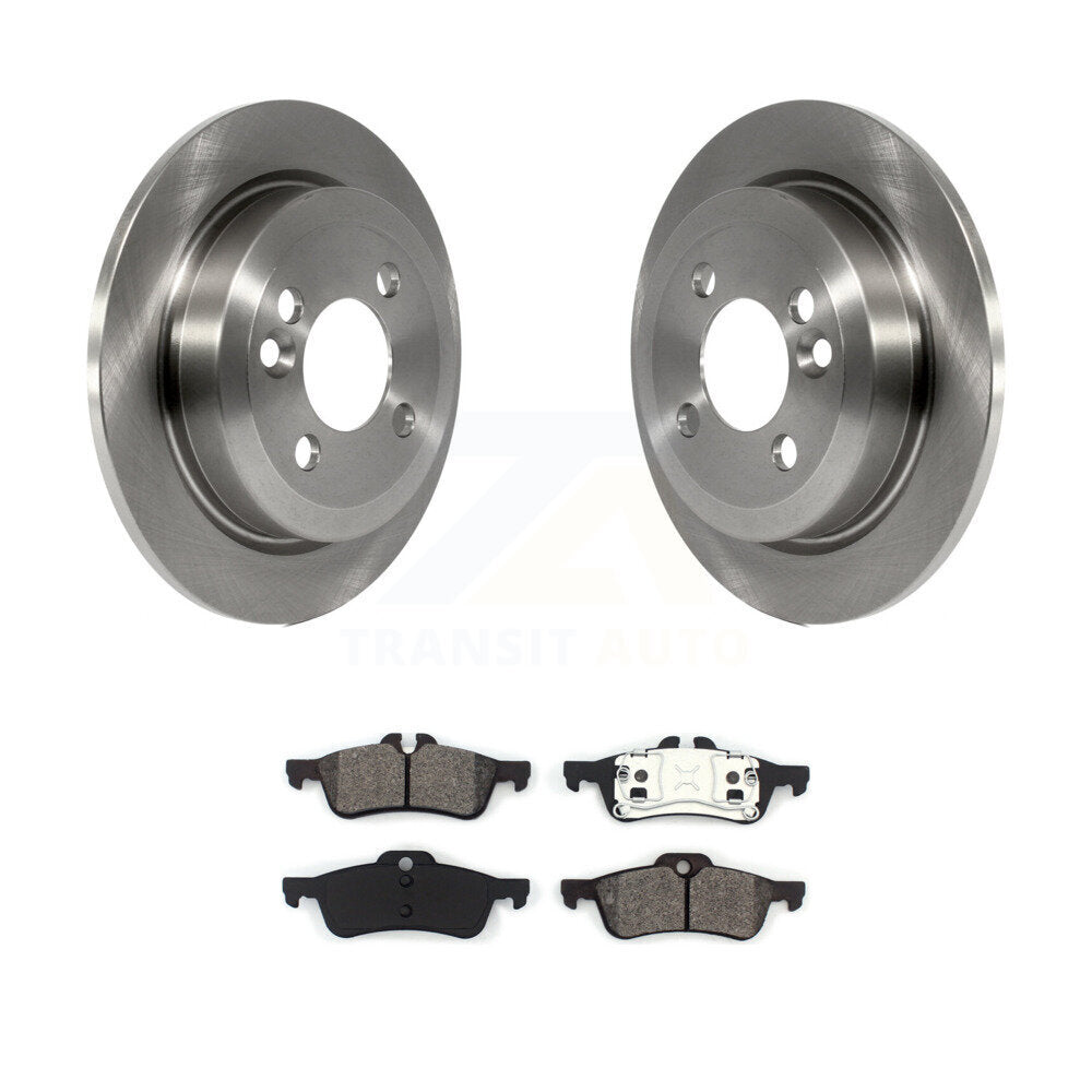 Disc Brake Rotors And Semi-Metallic Pads Rear Kit For Mini Cooper