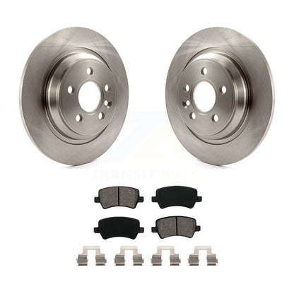 Brake Rotors Semi-Metallic Pad Rear Kit For Volvo XC70 S60 V60 S80 Cross Country