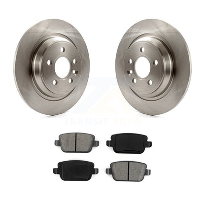Brake Rotor Semi-Metallic Pad Rear Kit For Volvo S80 With Electric Parking