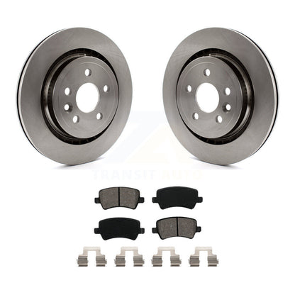 Disc Brake Rotors And Semi-Metallic Pads Rear Kit For Volvo XC70 S60 V60 S80 V70