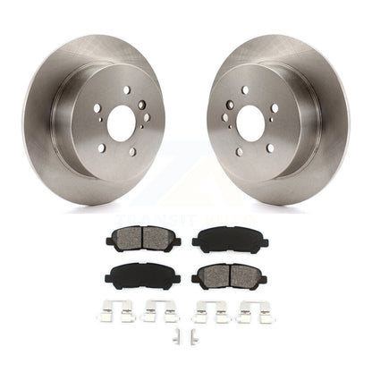 Disc Brake Rotors And Semi-Metallic Pad Rear Kit For 2008-2013 Toyota Highlander