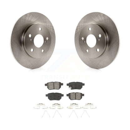 Brake Rotor Semi-Metallic Pad Rear Kit For Toyota Matrix Pontiac Vibe Corolla iM