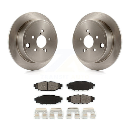 Brake Rotor & Semi-Metallic Pad Rear Kit For Subaru Impreza Forester Outback BRZ