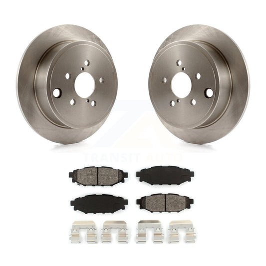 Brake Rotor & Semi-Metallic Pad Rear Kit For Subaru Impreza Forester Outback BRZ