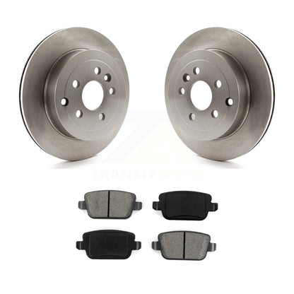 Disc Brake Rotors And Semi-Metallic Pads Rear Kit For 2008-2011 Land Rover LR2