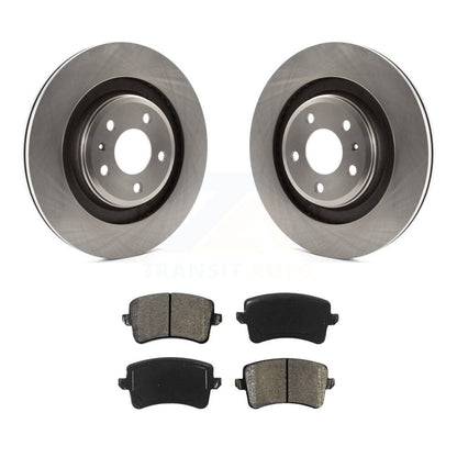 Disc Brake Rotors And Semi-Metallic Pads Rear Kit For Audi A4 Quattro S5 S4