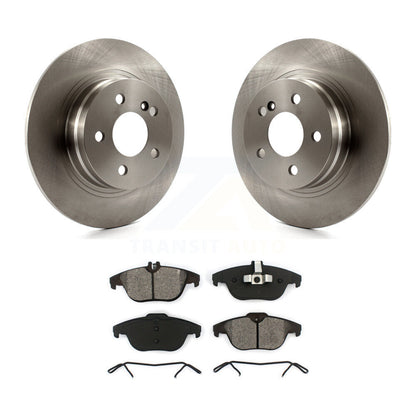 Disc Brake Rotor And Semi-Metallic Pad Rear Kit For Mercedes-Benz C300 C250 C230