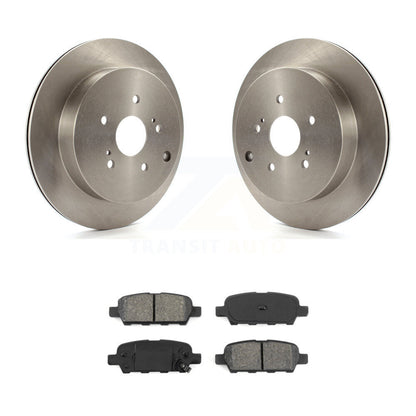 Disc Brake Rotors & Semi-Metallic Pad Rear Kit For 2009-2013 Suzuki Grand Vitara