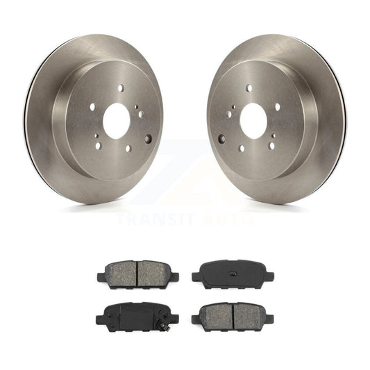 Disc Brake Rotors & Semi-Metallic Pad Rear Kit For 2009-2013 Suzuki Grand Vitara