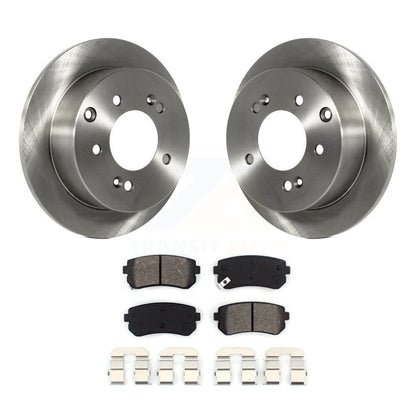 Disc Brake Rotors And Semi-Metallic Pads Rear Kit For Kia Forte Koup Forte5