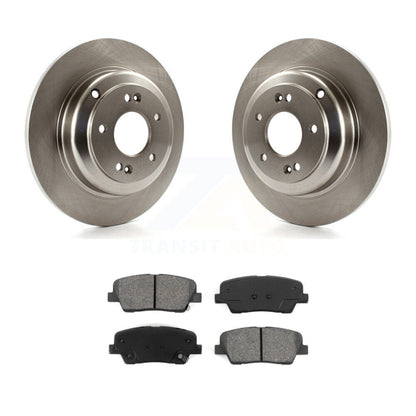 Disc Brake Rotors And Semi-Metallic Pads Rear Kit For Hyundai Genesis Coupe
