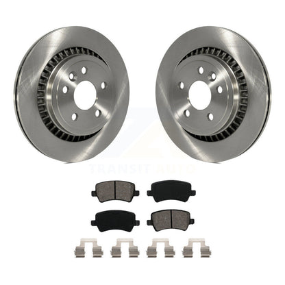 Disc Brake Rotors And Semi-Metallic Pads Rear Kit For 2010-2017 Volvo XC60