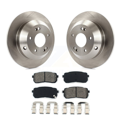 Disc Brake Rotors And Semi-Metallic Pads Rear Kit For 2015-2021 Kia Sedona