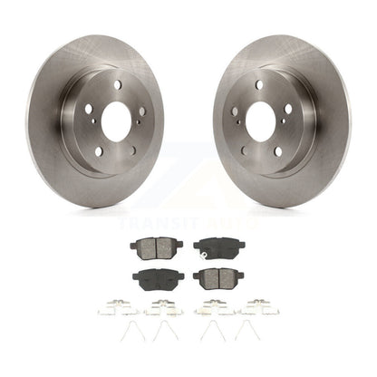 Disc Brake Rotors And Semi-Metallic Pads Rear Kit For 2011-2016 Scion tC