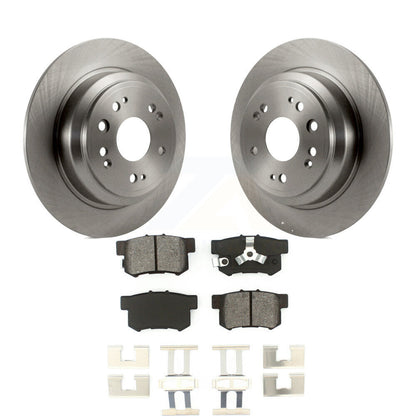 Disc Brake Rotors And Semi-Metallic Pads Rear Kit For Honda Accord Crosstour