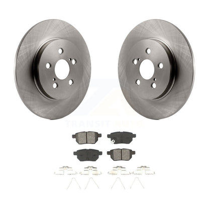 Disc Brake Rotors And Semi-Metallic Pads Rear Kit For Lexus CT200h
