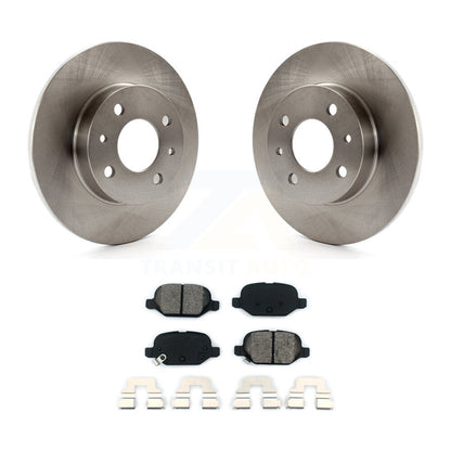 Disc Brake Rotors And Semi-Metallic Pads Rear Kit For Fiat 500