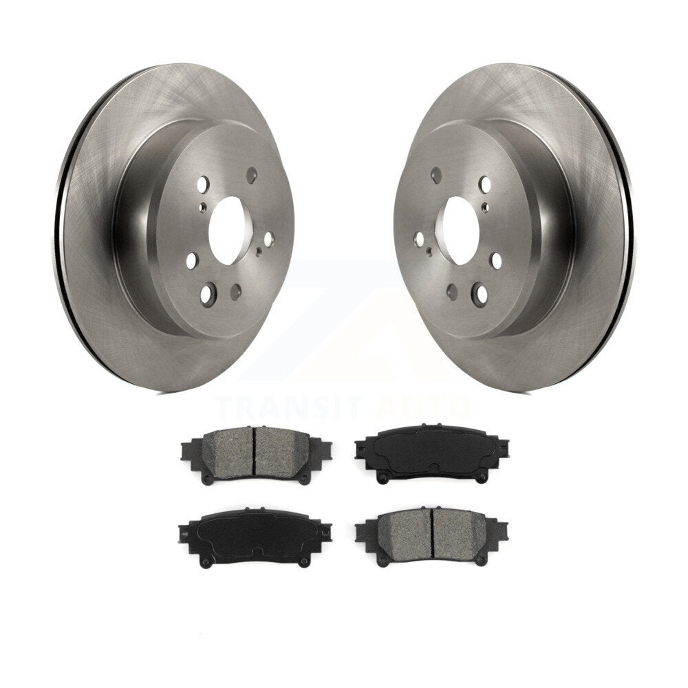 Brake Rotor & Semi-Metallic Pad Rear Kit For Lexus IS300 IS350 GS350 RC350 RC300