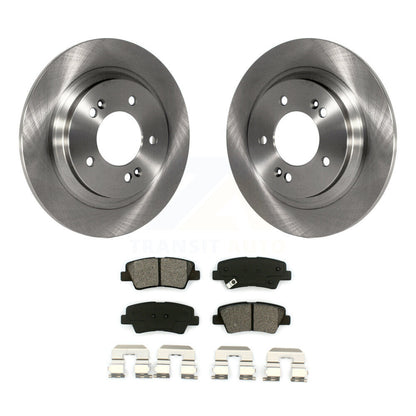 Disc Brake Rotors And Semi-Metallic Pads Rear Kit For Hyundai Sonata Azera