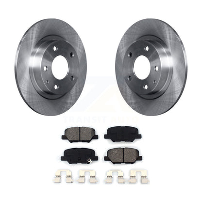 Disc Brake Rotors And Semi-Metallic Pads Rear Kit For 2014-2015 Mazda 6