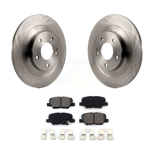 Brake Rotor & Semi-Metallic Pad Rear Kit For Mitsubishi RVR Outlander PHEV Sport