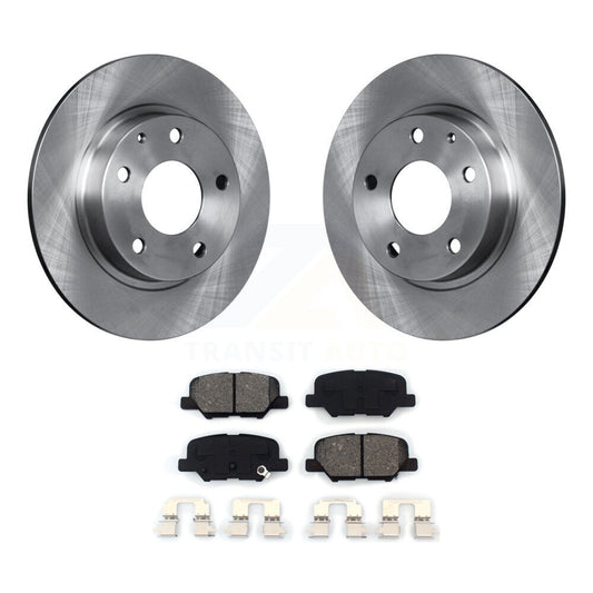 Disc Brake Rotors And Semi-Metallic Pads Rear Kit For Mazda 3 Sport