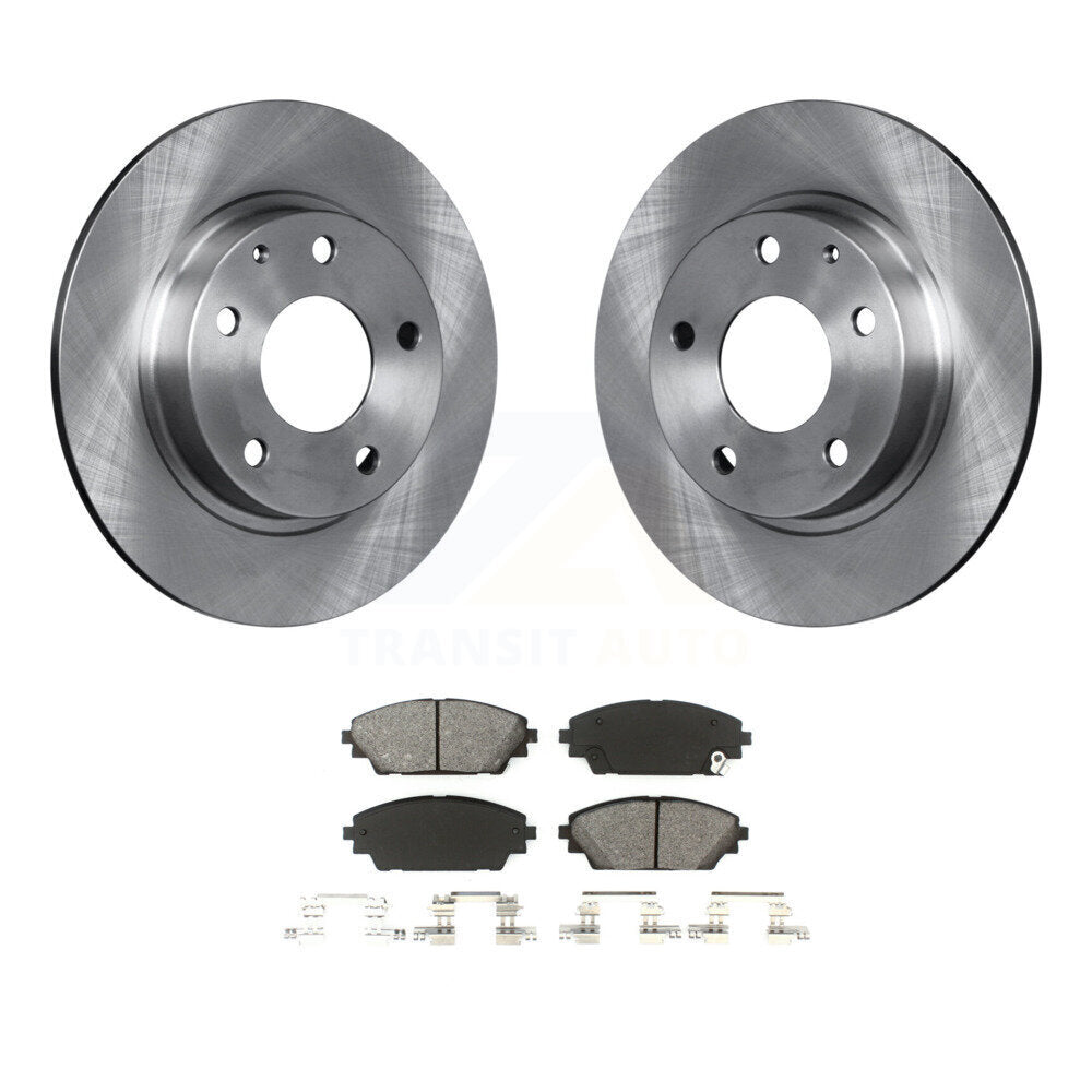 Disc Brake Rotors And Semi-Metallic Pads Rear Kit For Mazda 3 Sport