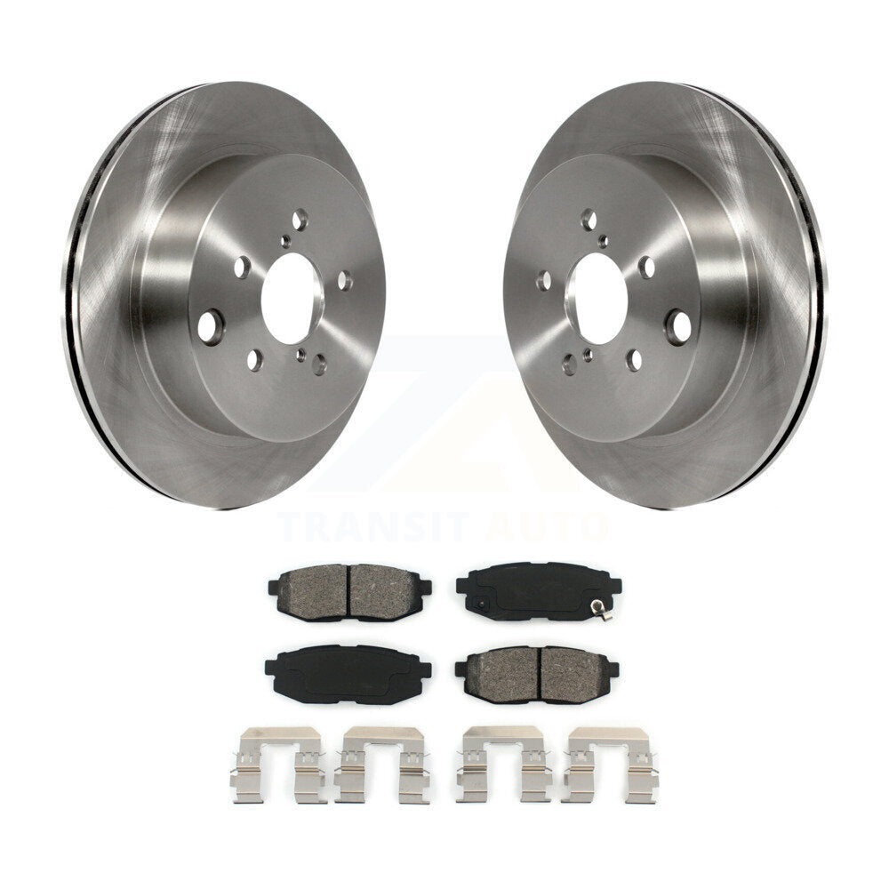 Disc Brake Rotor & Semi-Metallic Pad Rear Kit For 2014-2018 Subaru Forester 2.0L