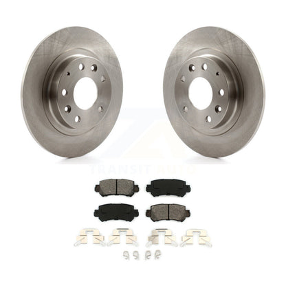 Disc Brake Rotors And Semi-Metallic Pads Rear Kit For 2016-2018 Mazda CX-3