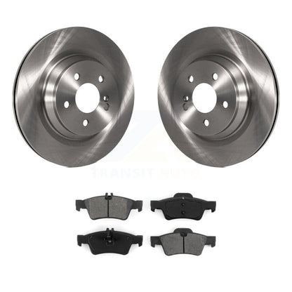 Brake Rotors & Semi-Metallic Pad Rear Kit For Mercedes-Benz S550 S450 SL550 S350