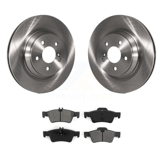 Brake Rotors & Semi-Metallic Pad Rear Kit For Mercedes-Benz S550 S450 SL550 S350